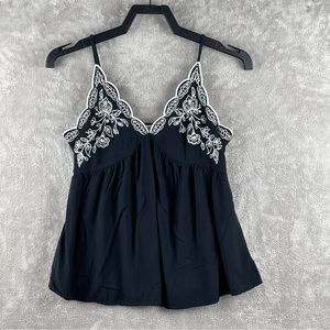 Love on A Hanger Juniors Black Tank Top